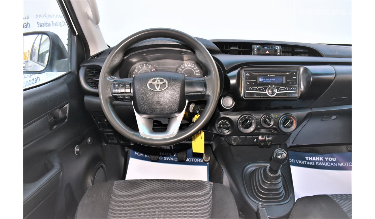 Toyota Hilux 2.7L GL 4WD DOUBLE CABIN MANUAL 2019 GCC SPECS