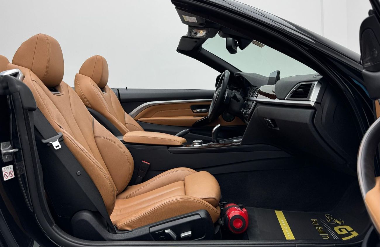 بي أم دبليو 430i 2018 BMW 430i M Sport Convertible, 1 Year Warranty, 12/26 BMW Service Contract, BMW Agency FSH, GCC