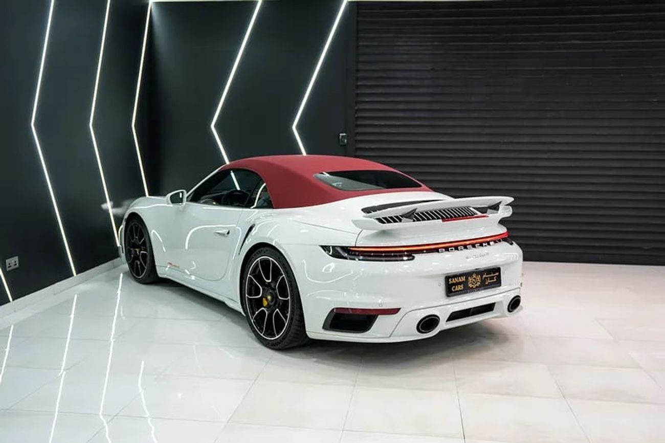 Porsche 911 Turbo S 3.8L (640 HP) Convertible Cabriolet, Exclusive Manufaktur Interior, Ceramic Brakes, Dealer W