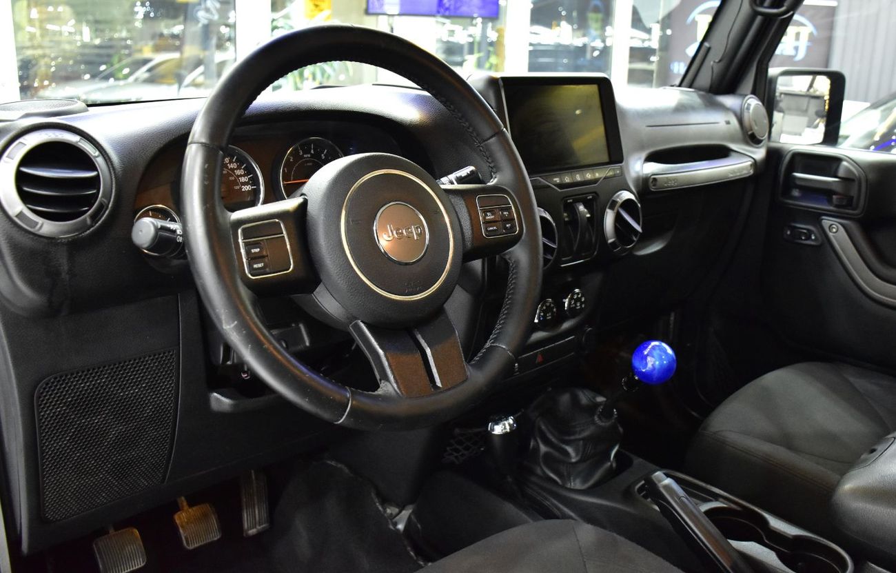 Jeep Wrangler EXCELLENT DEAL for our Jeep Wrangler Sport ( 2017 Model ) in Grey Color GCC Specs