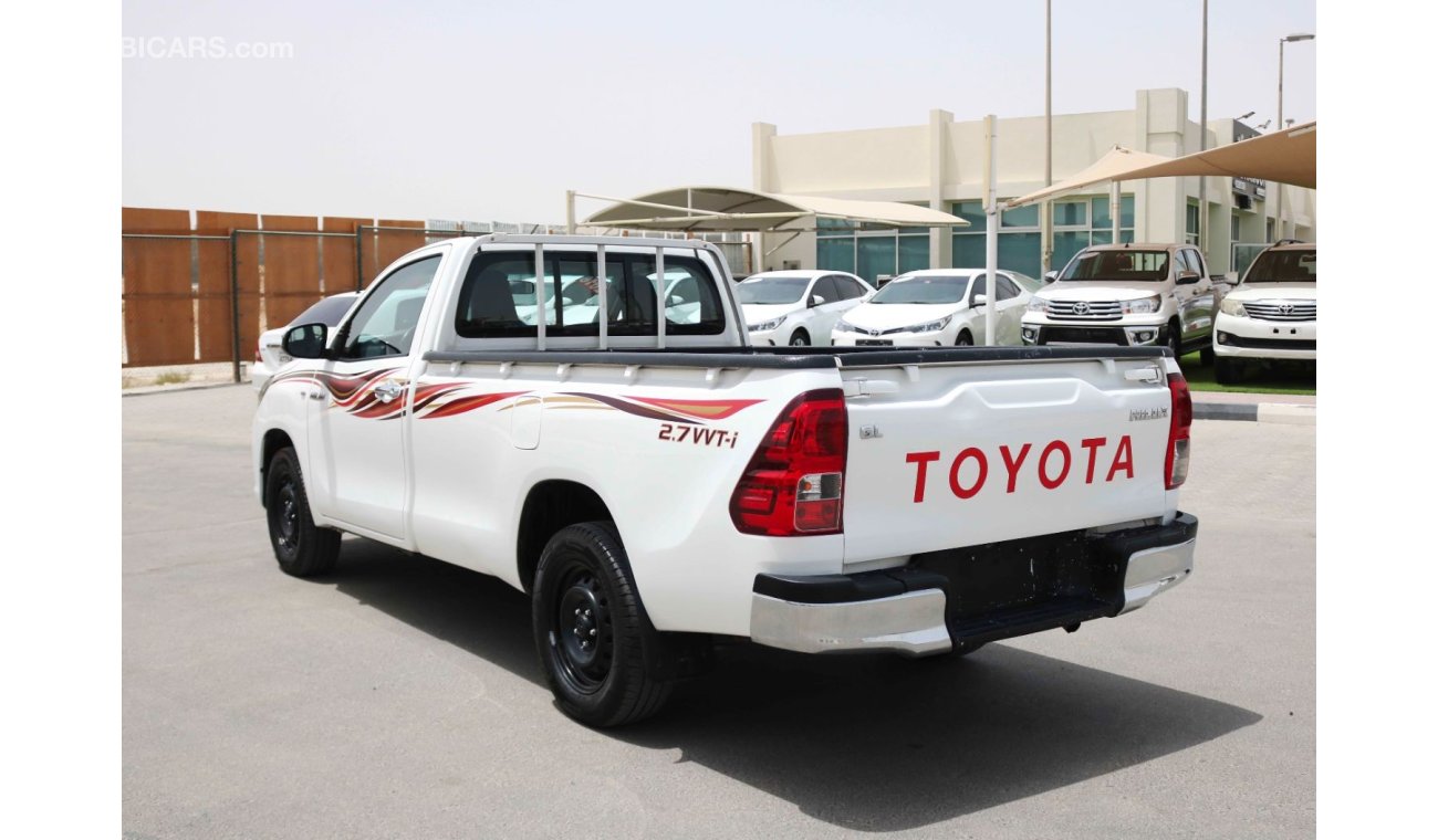 Toyota Hilux 2017 - SINGLE CABIN 4X2- GL - EXCELLENT CONDITION WITH GCC SPECS - VAT EXCLUDED