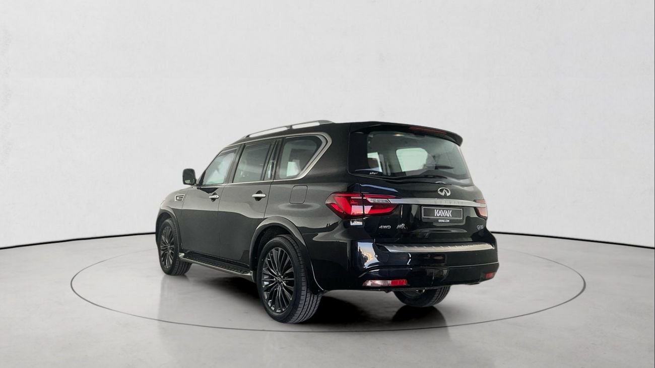 إنفينيتي QX80 LUXE SENSORY PROACTIVE 5.6 SENSORY PRO ACTIVE AUTO 4WD 8 SEATS | شامل الضمان | 0 ﺪﻔﻋﺓ ﺃﻮﻟﻯ