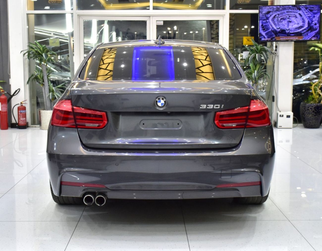 BMW 330i EXCELLENT DEAL for our BMW 330i M-Kit ( 2018 Model ) in Grey Color GCC Specs