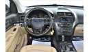 فورد إكسبلورر AED 1660 PM | 0% DP | 3.5L V6 4WD GCC DEALER WARRANTY