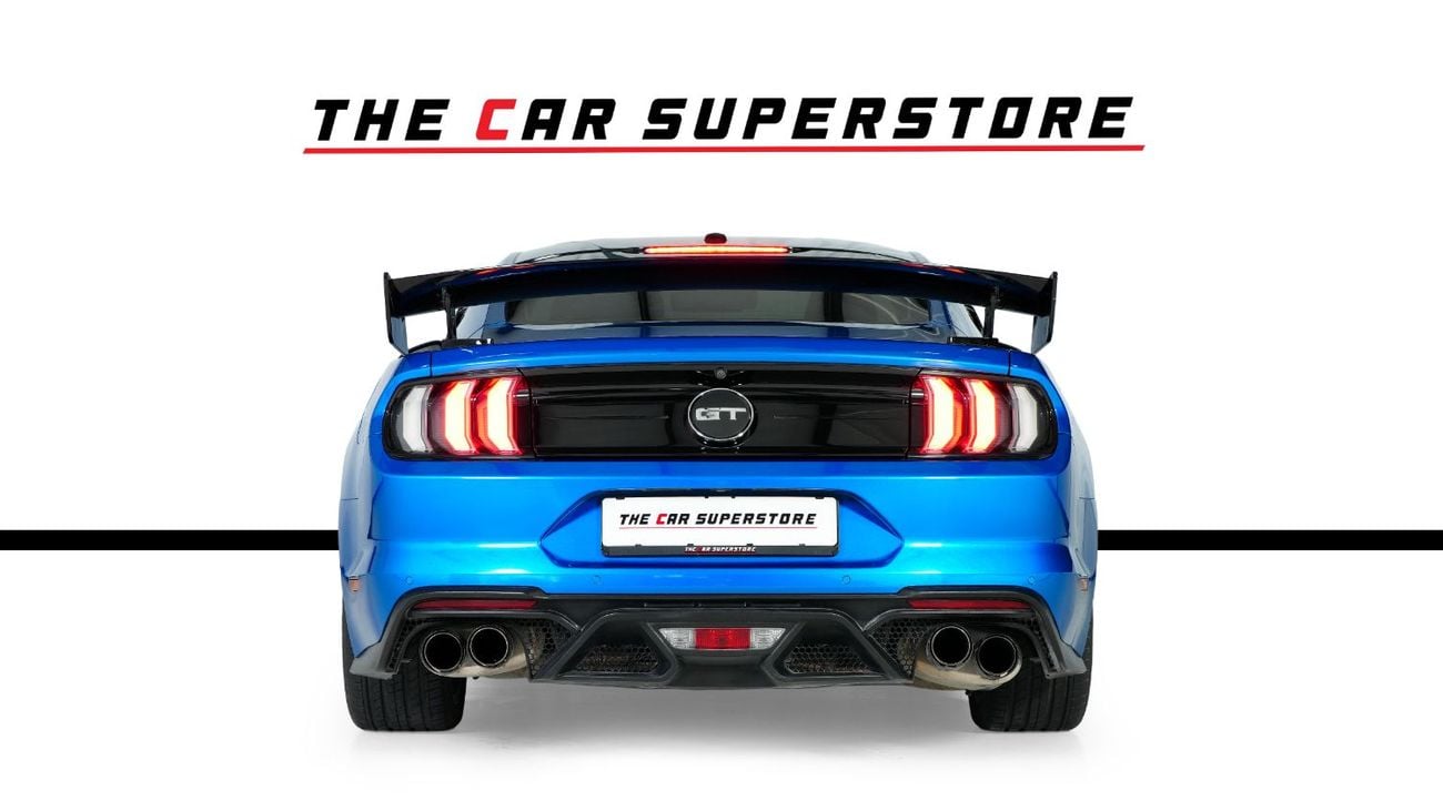 فورد موستانج 5L V8-Sports Exhaust System-Aerodynamic Body Kit-High Gloss Black Rims