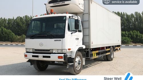 نيسان يونايتد ديزل PK210 WITH THERMOKING T-1000R FREEZER AND INSULATED BOX AND TAIL LIFT 12 TON TRUCK