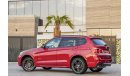 BMW X3 25i M Kit | 2,135 P.M | 0% Downpayment | Full Option | Exceptional Condition