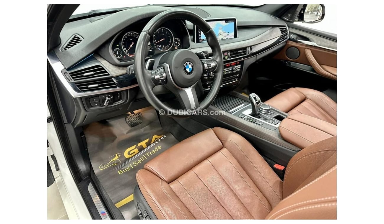 بي أم دبليو X5 50i M سبورت 2018 BMW X5 Xdrive 50i V8, BMW Warranty 2023, BMW Service Pack 2024, Low Kms, GCC Specs