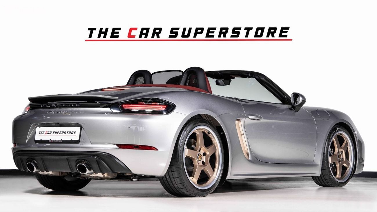 Porsche 718 Boxster 2022-PORSCHE BOXSTER-25 YEARS ANNIVERSARY EDITION-GCC-SPECIAL CAR-AL NABOODA WARRANTY TILL 2026