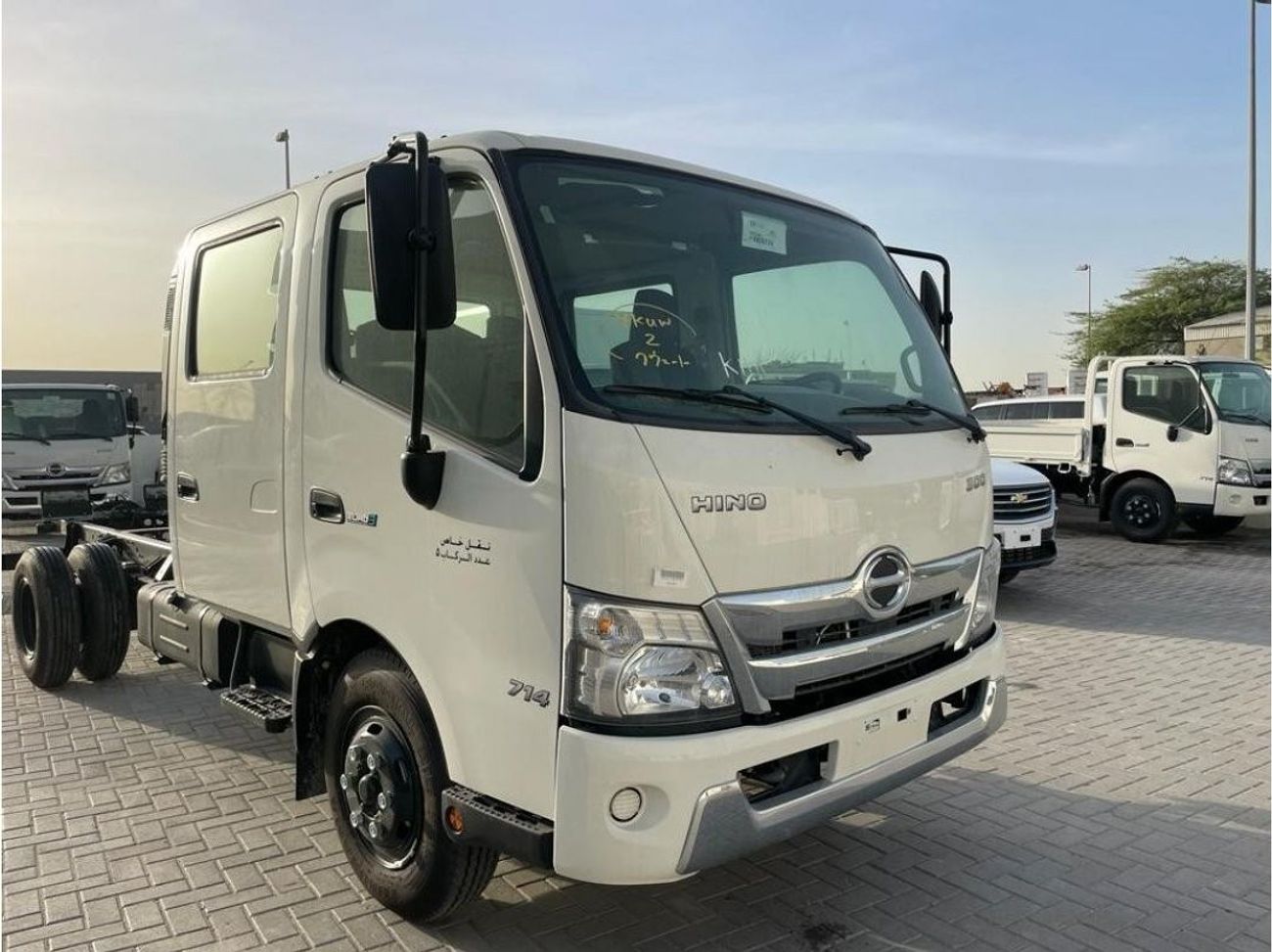 Hino 300 Hino 714 Double Cab Chassis with Turbo & ABS  4.2 TON