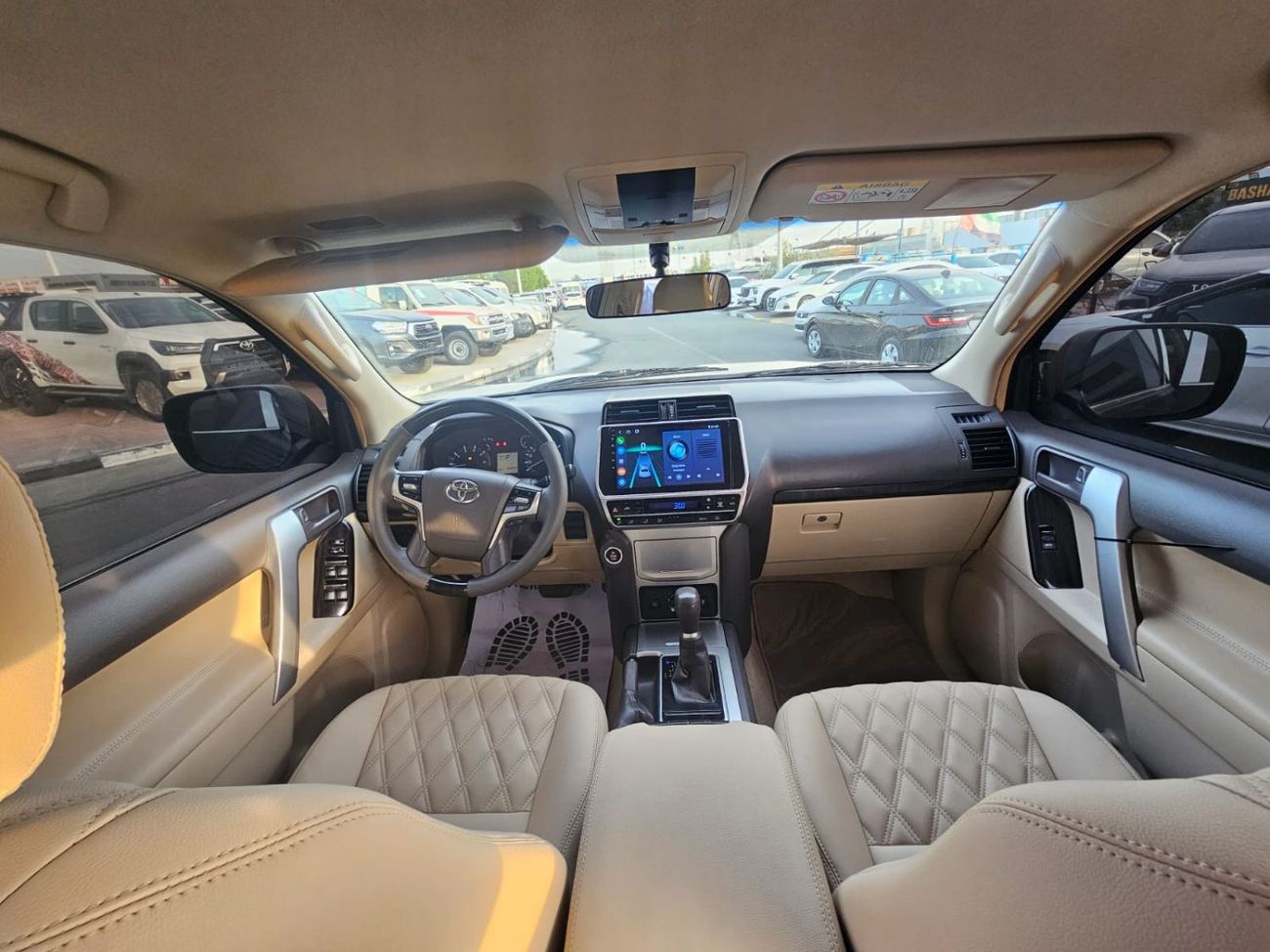 Toyota Prado Toyota prado 2019Model 2.7 v4 AWD 4x4 petrol engine Colour Black Transmission Automatic Interior.Beg