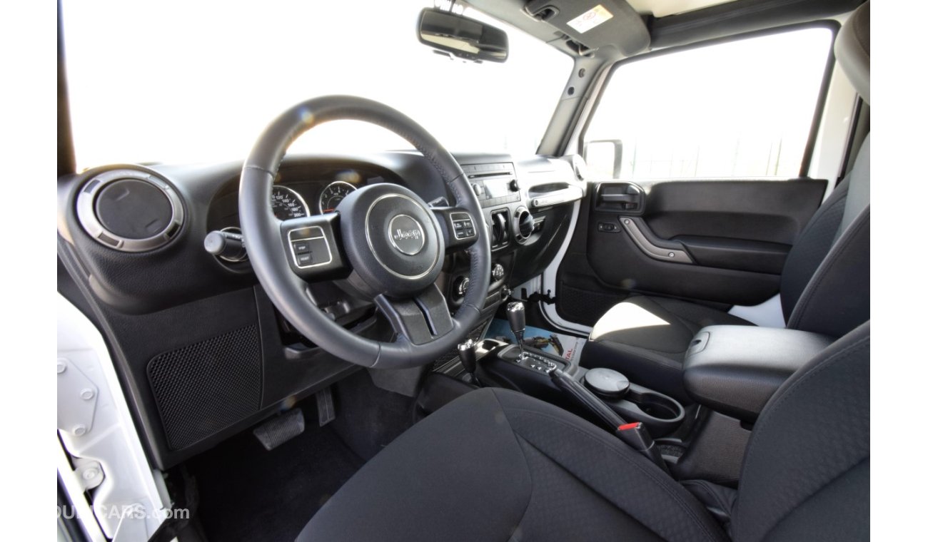 Jeep Wrangler 3.6L 2016 Model with GCC Specs