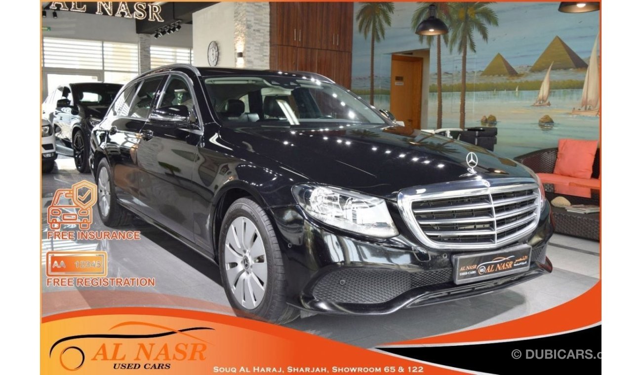 Mercedes-Benz E200 Std FREE INSURANCE AND REGISTRATION! E-200 | Station Wagon | GCC Specs | Excellent Condition | Singl