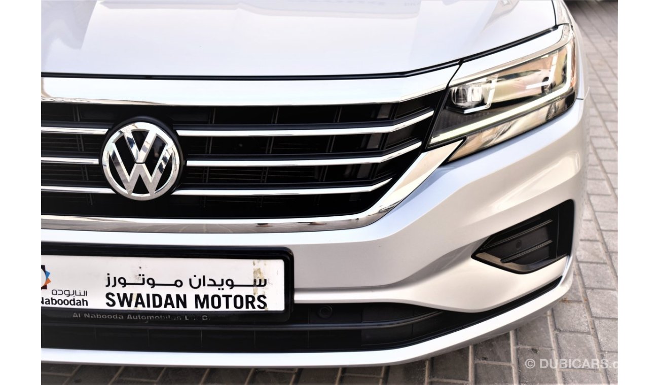 Volkswagen Passat AED 1370 PM | 2.5L S GCC DEALER WARRANTY