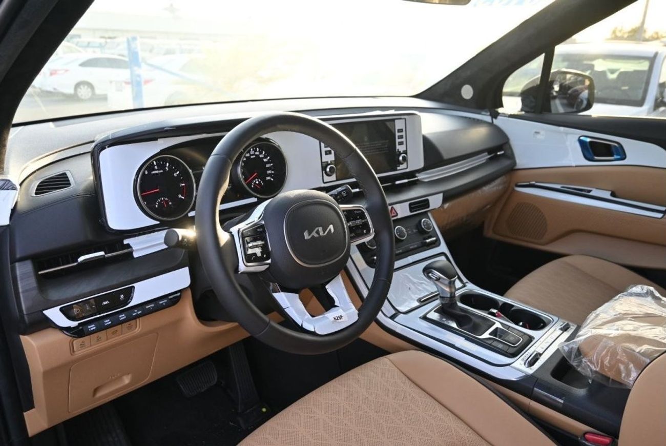 كيا كارنيفال Kia Carnival 3.5L V6, Petrol, Hi-Roof Limousine, Model 2023, Color Black