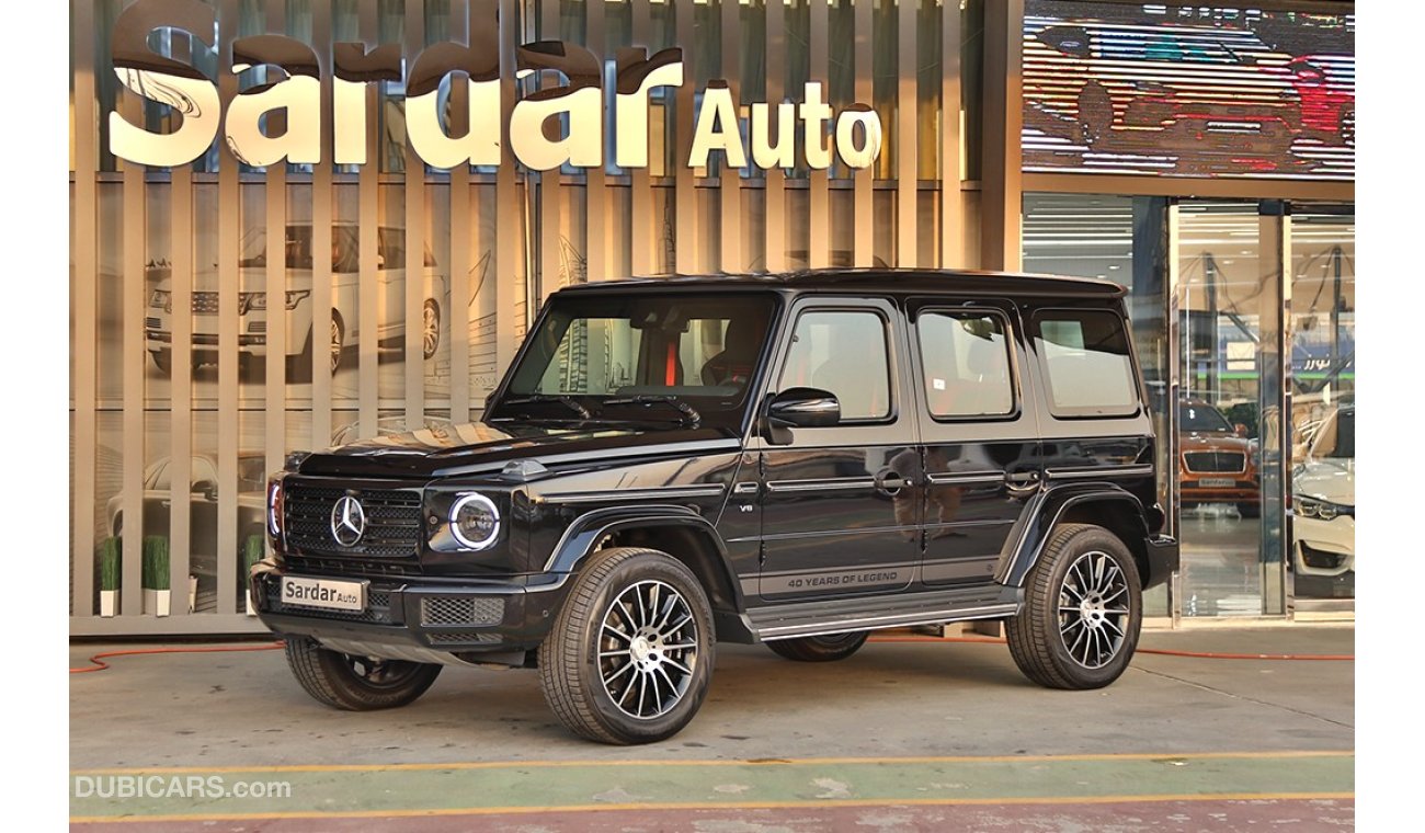 Mercedes-Benz G 500 2020 with (40 Years of G-Class Logo)