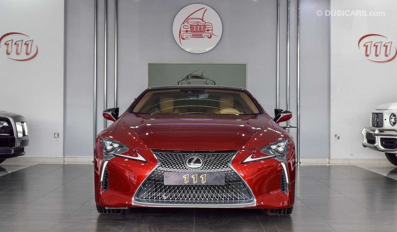 Lexus LC500 / Warranty until April 2022 / GCC Specifications