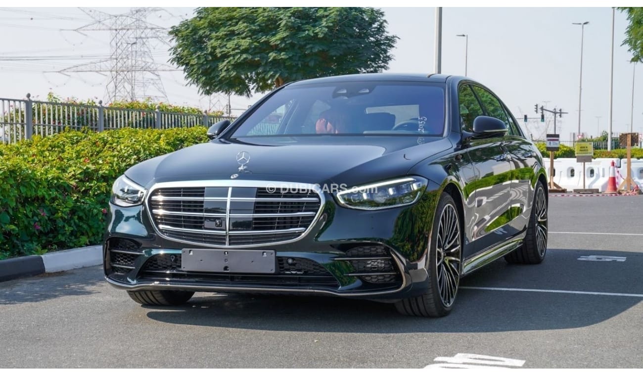 مرسيدس بنز S 580 Mercedes Benz S 580 Emerald green | 4Matic V8 | HUD | Pilot Seats Fully Loaded REAR AXLE STEERING |