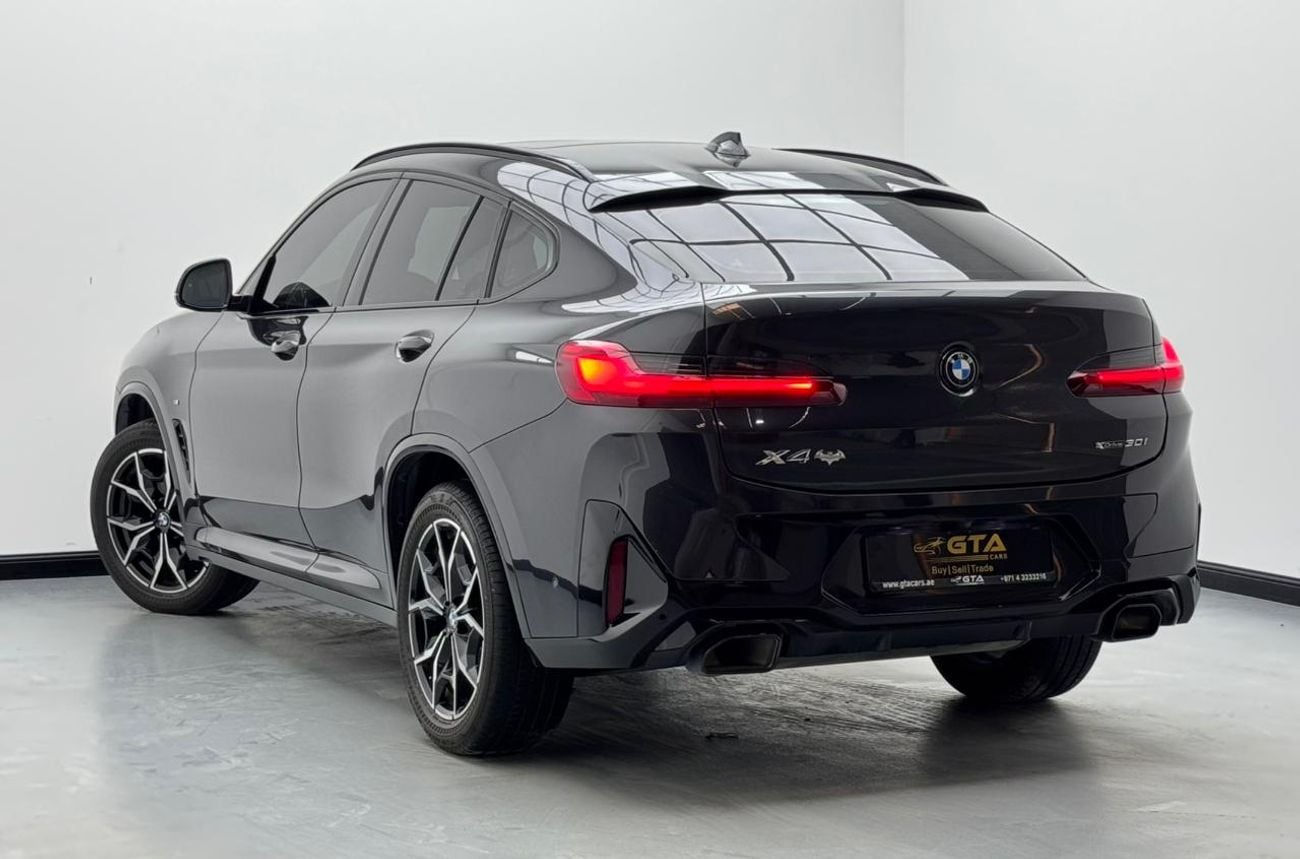 BMW X4 xDrive 30i M Sport 2.0L 2023 BMW X4 xDrive30i M-Sport, 2028 BMW Warranty, BMW Service History, GCC
