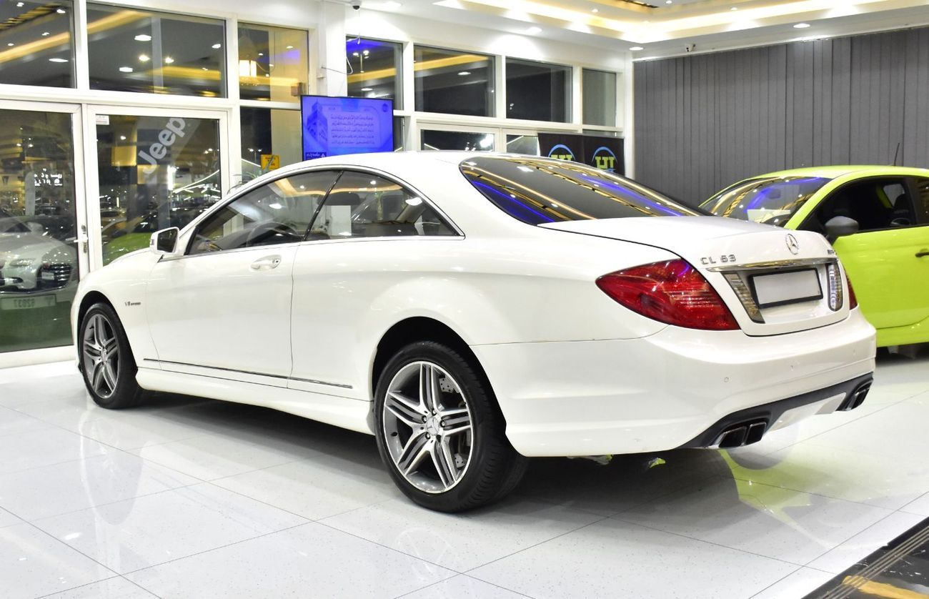 مرسيدس بنز CL 63 AMG EXCELLENT DEAL for our Mercedes Benz CL63 AMG ( 2011 Model ) in White Color GCC Specs