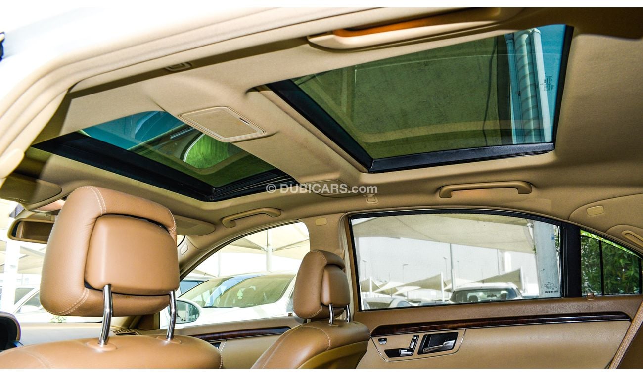 مرسيدس بنز S 350 كت AMG خليجى بانوراما - أبواب شفط -بصمة - رنجات - حساسات كاميرا شاشة بحالة ممتازة