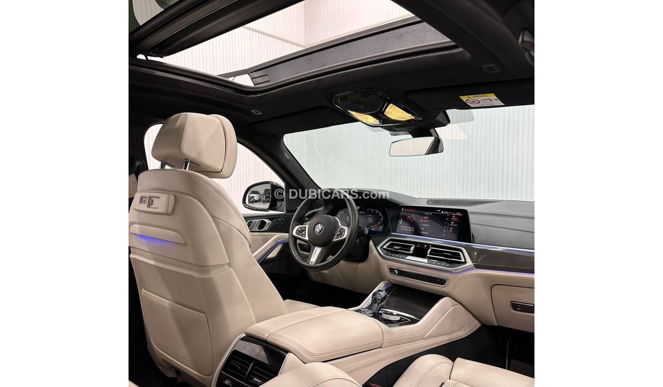 بي أم دبليو X6 2020 BMW X6 M50i, Jan 2025 BMW Warranty + Service Contract, Full Options, GCC