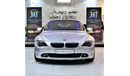 BMW 650i PERFECT CONDITION! BMW 650i 2006 Model!! in Silver Color! GCC Specs