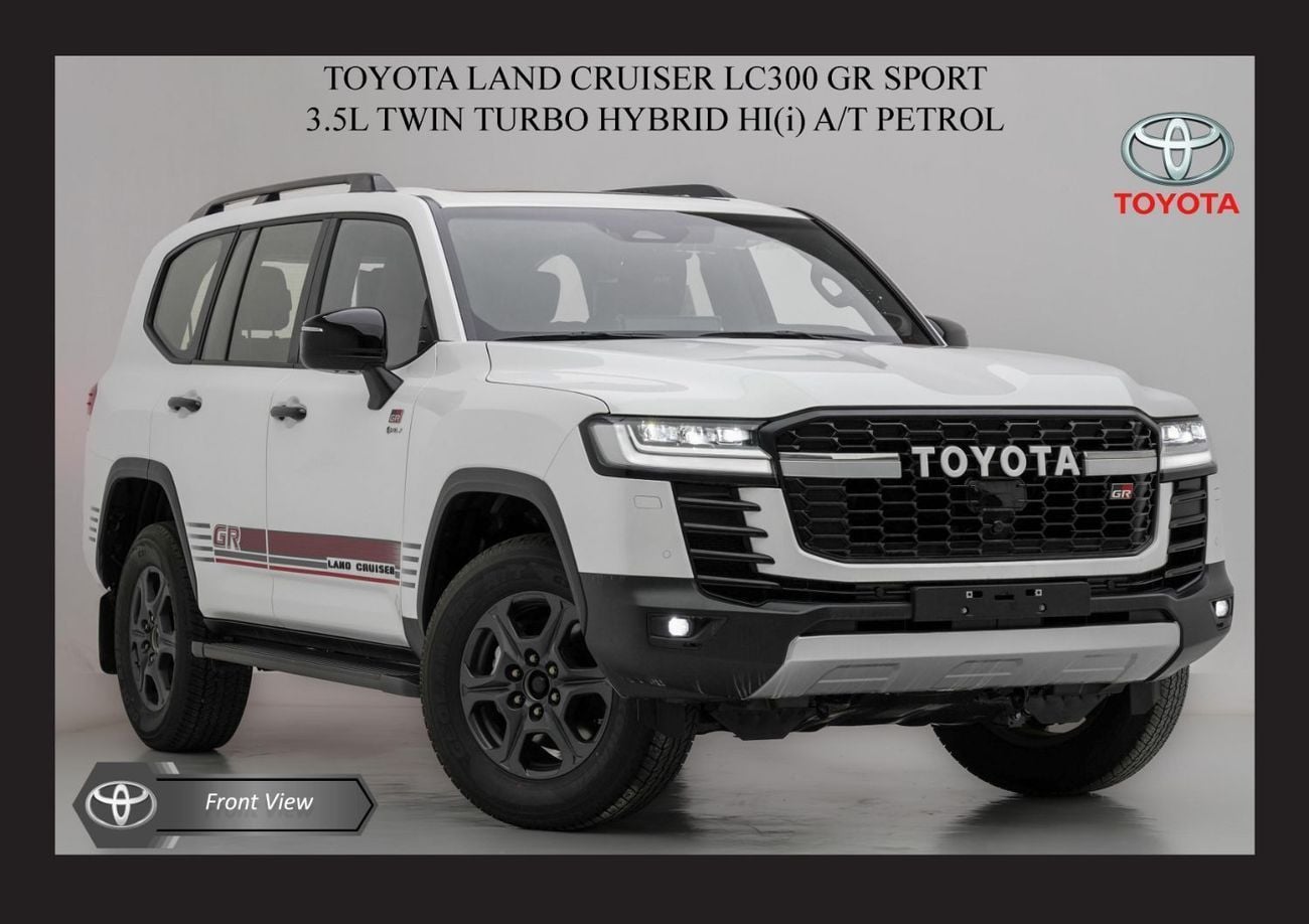 Toyota Land Cruiser #Al TOYOTA LAND CRUISER LC300 GR SPORT 3.5L TWIN TURBO HYBRID HI(i) A/T PTR Only Export