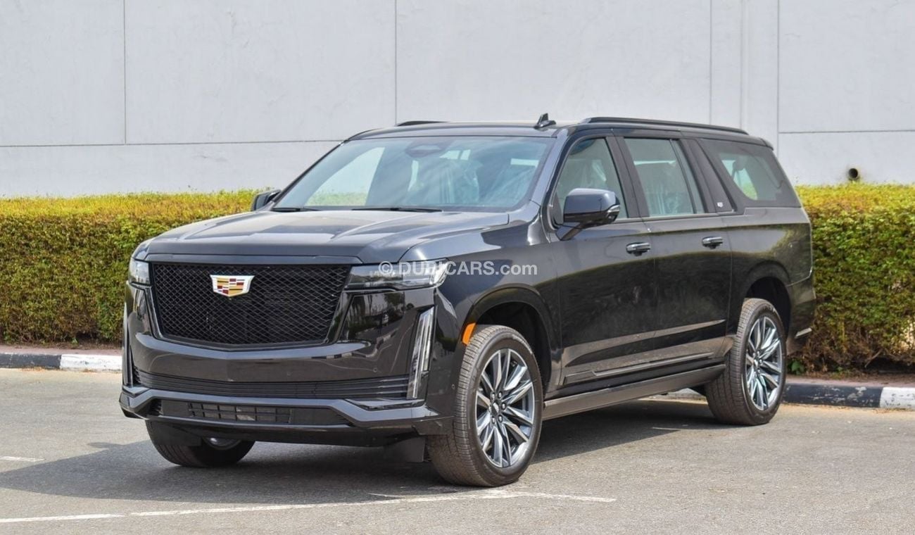 New Cadillac Escalade Sport ESV V8 4WD | Black Interior with Rear ...