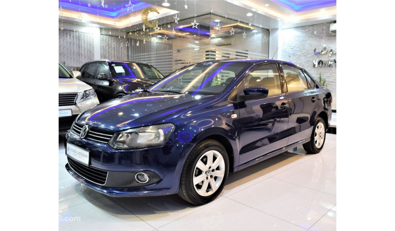 Volkswagen Polo AMAZING Volkswagen Polo 1.6 2013 Model!! in Blue Color! GCC Specs