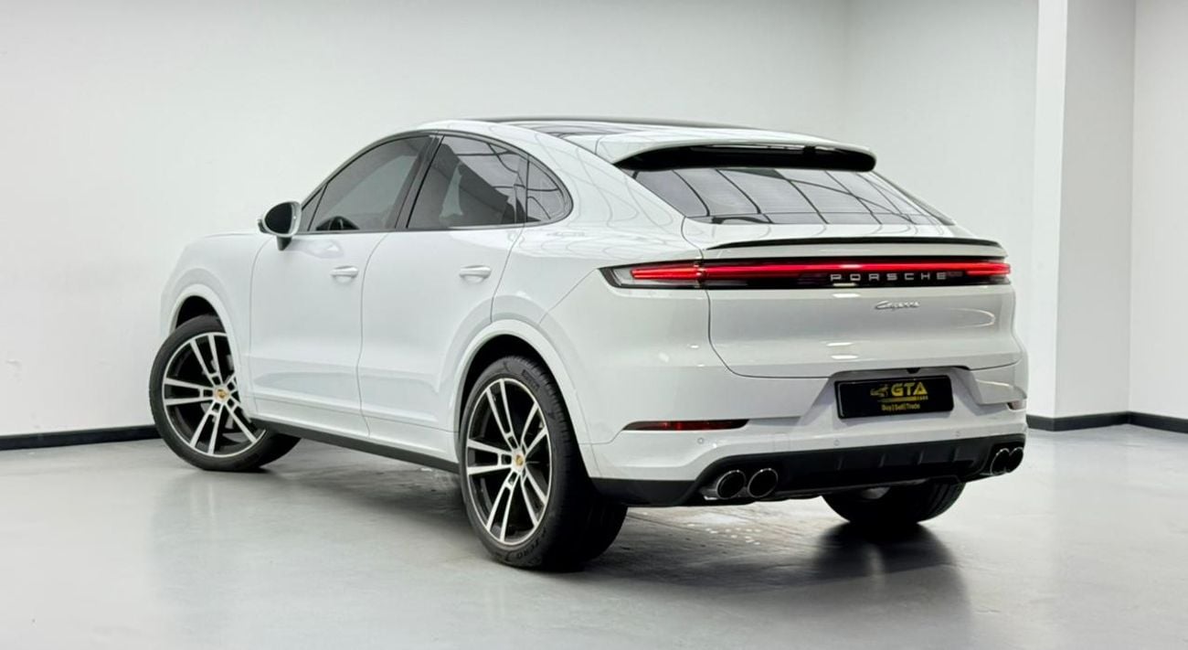 بورش كايان 2024 Porsche Cayenne Coupe, 2026 Porsche Warranty, Full Porsche Service History, Low Km, GCC