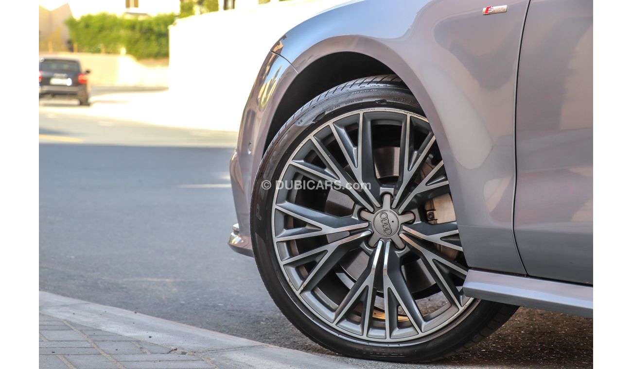 Audi A7 50 TFSI 2016 GCC under Agency Warranty with Zero Down-Payment.
