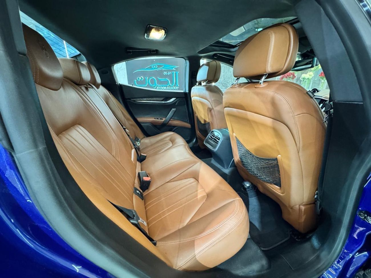 Maserati Ghibli S Q4 3.0L (345 HP) AMAZING BLUE COLOR MASERATI GHIBLI SQ4 V6 || GCC || FREE ACCIDENT || HIGHEST CATE