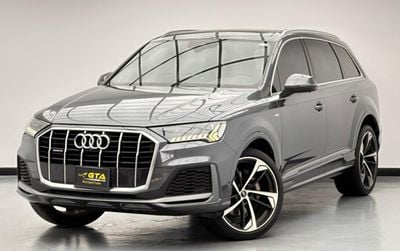 Audi Q7 2022 Audi Q7 55 TFSI Quattro S-Line, 1 Year Warranty Unlimited KM, Service History, GCC