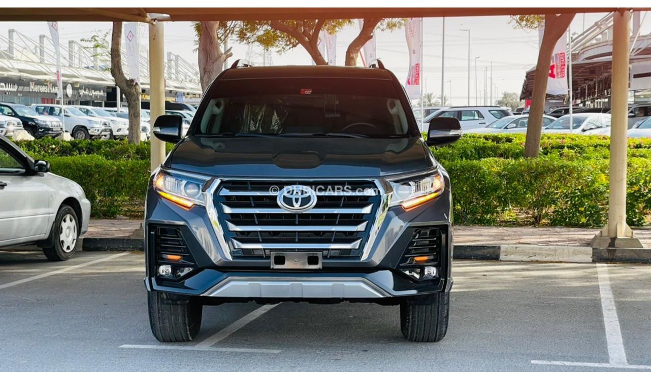 تويوتا برادو 2015 Grey *Limgene Body Kit* V6 4.0 CC Petrol [LHD] Original Leather 7 Electric Seats {Tesla Screen}