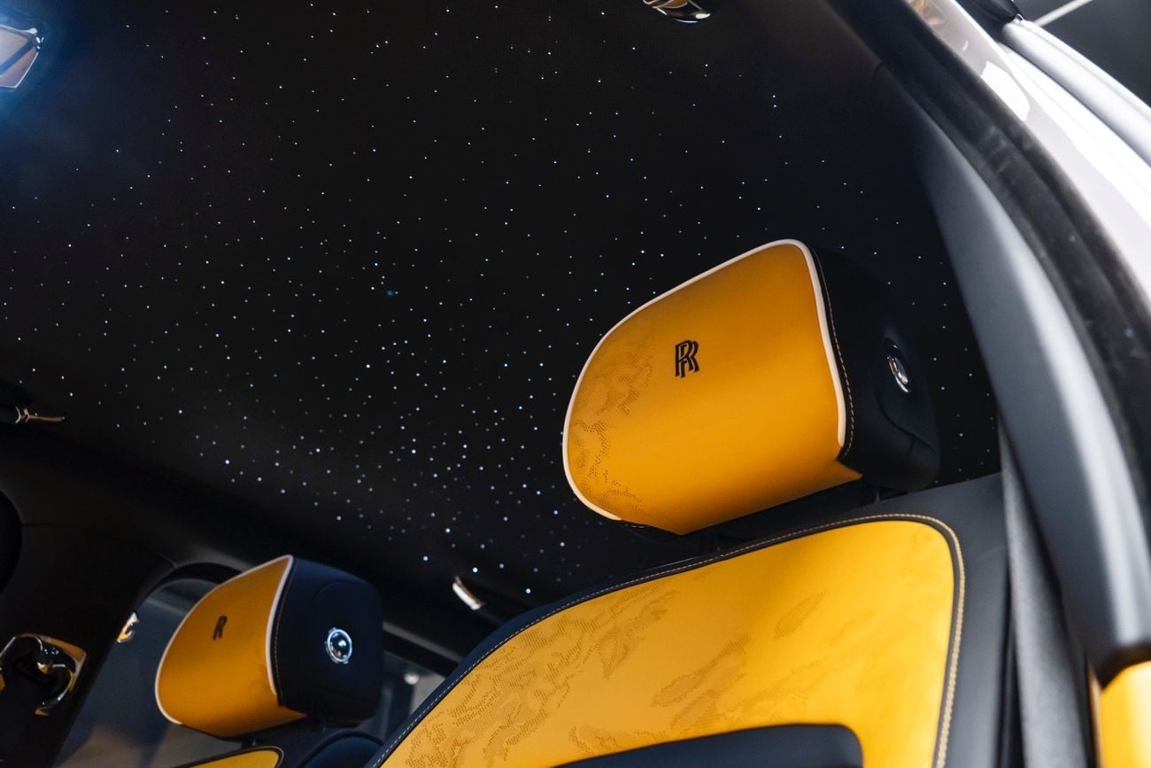 رولز رويس كولينان Rolls Royce cullinan  2025 GCC  Warranty and service AGMC  Black badge  2,900 km