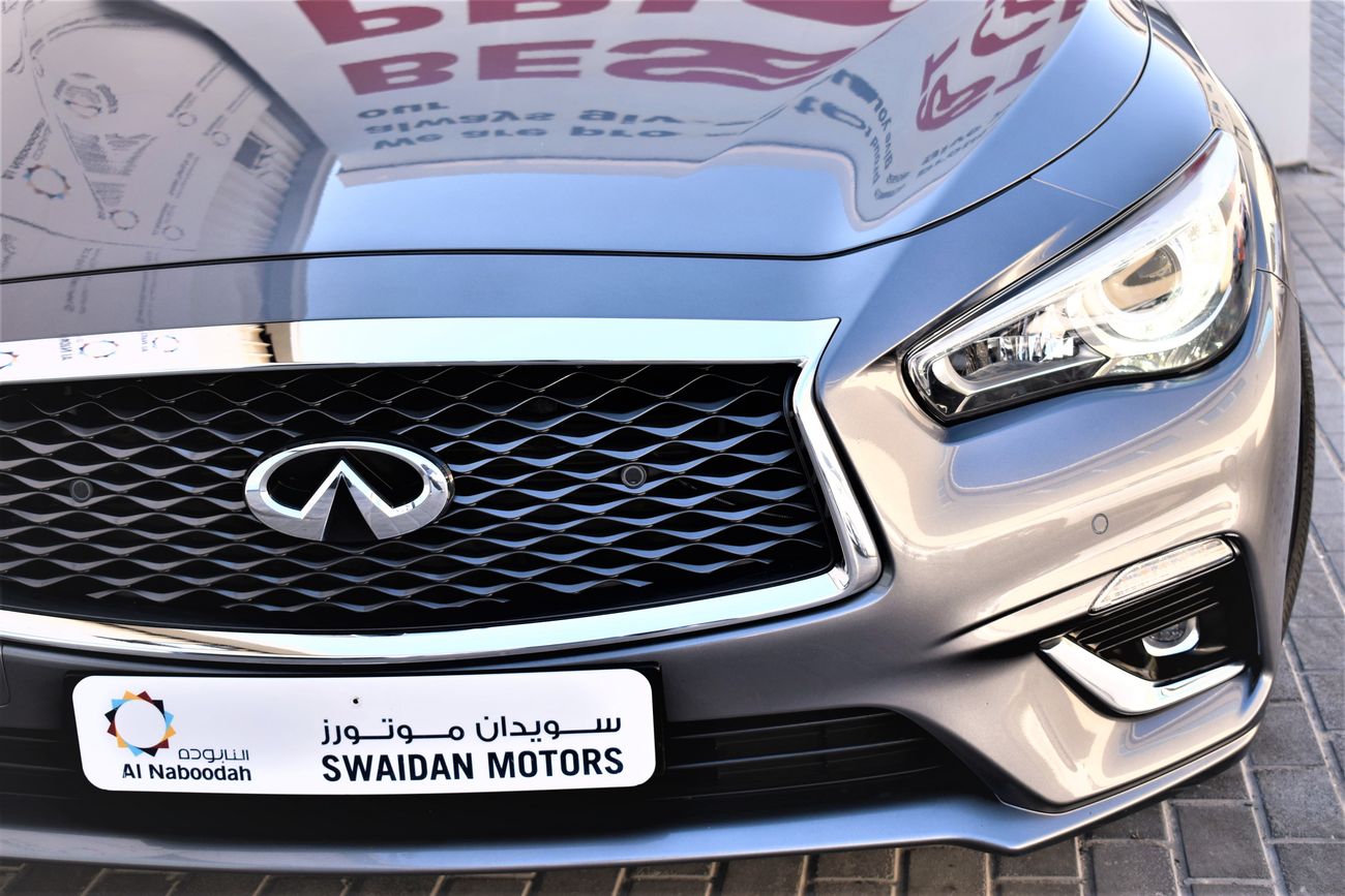 Infiniti Q50 AED 2154 PM | 3.0L LUXURY V6 GCC WARRANTY
