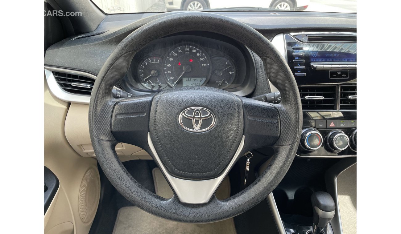 Toyota Yaris 1.3L | SE|  GCC | EXCELLENT CONDITION | FREE 2 YEAR WARRANTY | FREE REGISTRATION | 1 YEAR FREE INSUR