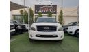 Infiniti QX56 Model 2011 imported, white color, leather opening, alloy wheels, sensors, speed stabilizer, in excel