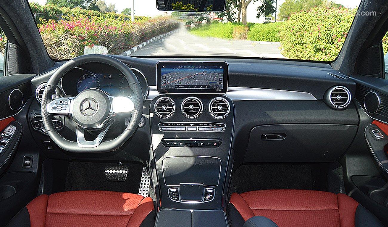 مرسيدس بنز GLC 300 2020 AMG 4MATIC, GCC 0km w/2Yrs Unlimited Mileage Warranty + 3Yrs Service @ EMC