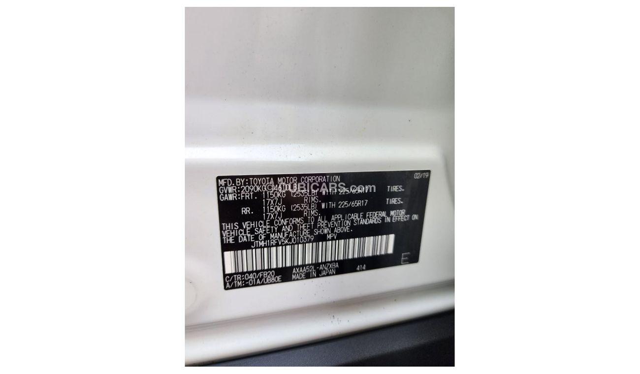 Toyota RAV4 LE TOYOTA RAV4 2019