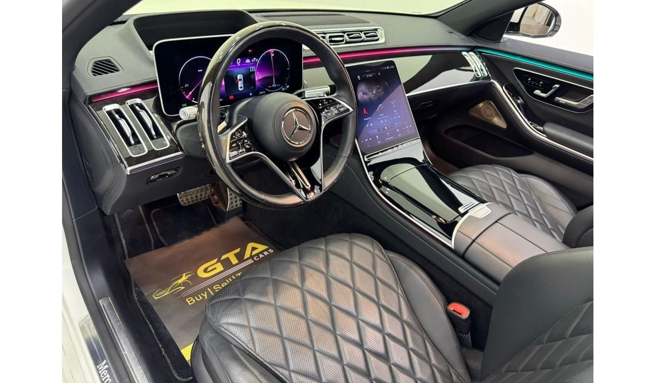 Mercedes Benz S 580 4MATIC Exclusive 4.0L 2021 Mercedes Benz S580 AMG 4MATIC, Warranty, Service History, Fully Loaded, V