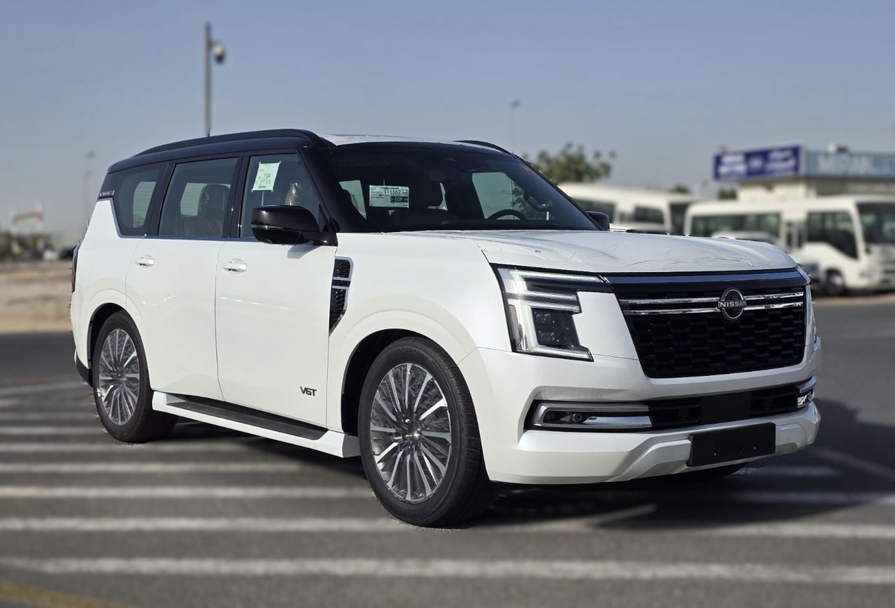 Nissan Patrol Nissan Patrol LE Platinum City 3.5l Twin turbo petrol A/T 4WD SUV White  Color Inside Tan GCC 2026 M