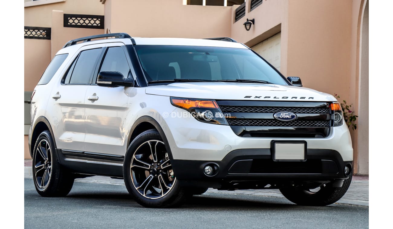فورد اكسبلورر سبورت تراك Sport 2015 GCC under Agency Warranty with Zero Down-Payment.