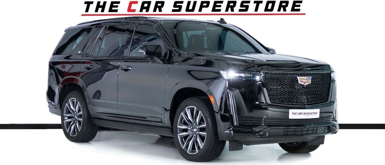 Cadillac Escalade Sport 6.2L AWD 7 Seats-GCC-Al Ghandi Warranty Until 2032-Service Contract Until 2027