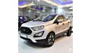 Ford EcoSport The fun, connected, and capable choice of SUV!( FULL SERVICE HISTORY )Ford ECO Sport 2019! GCC Specs