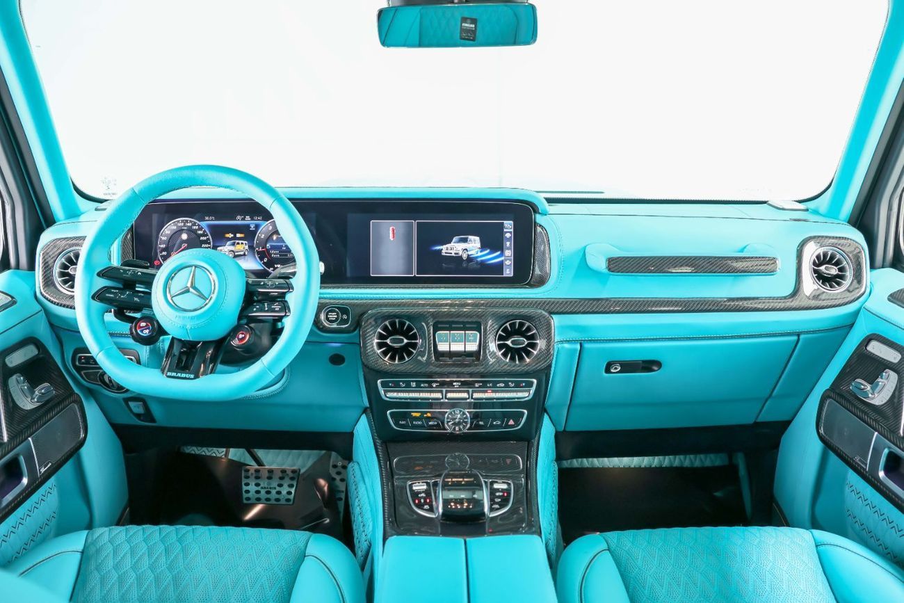 Mercedes-Benz G 63 AMG Std 4.0L Brabus 900 Rocket Kit-Dual Exterior Paint-Tiffany Blue-Full Carbon Fiber kit