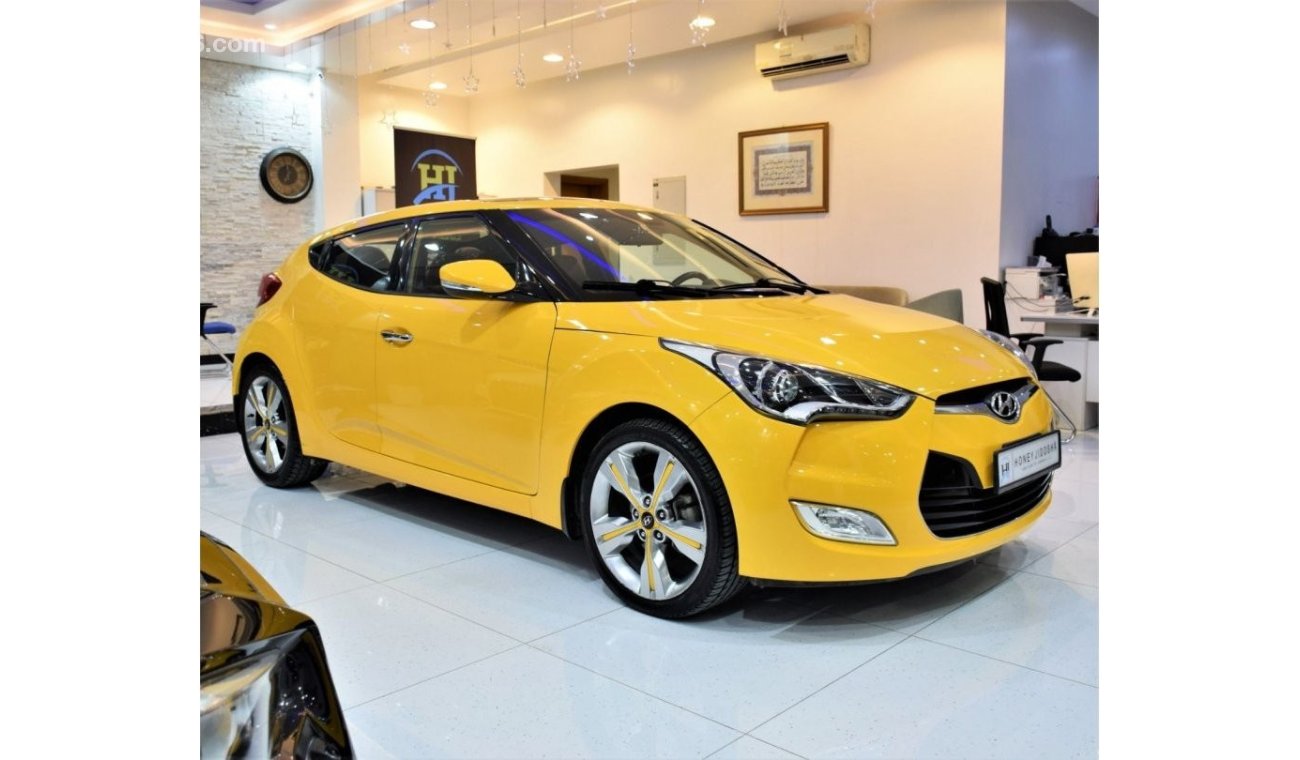 Hyundai Veloster EXCELLENT DEAL for our Hyundai Veloster 2016 Model!! in Yellow Color! GCC Specs