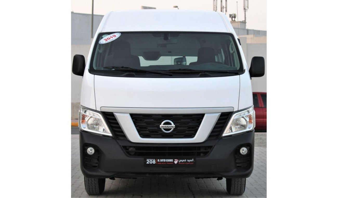 Nissan Urvan Nissan Urvan Hi-Roof 2019 GCC, in excellent condition, without accidents, very clean from inside and