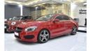 Mercedes-Benz CLA 250 EXCELLENT DEAL for our Mercedes Benz CLA 250 ( 2016 Model ) in Red Color GCC Specs